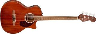 Akustisk basguitar Fender California Deluxe Kingman Bass CE WN Natural Mahogany Akustisk basguitar - 2