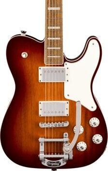 Elektriskā ģitāra Fender Squier Paranormal Troublemaker Telecaster Deluxe Bigsby LRL Honey Sunburst Elektriskā ģitāra - 3