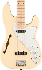 E-Bass Fender Squier Paranormal Precision Bass Thinline SJ MN Vintage White E-Bass - 2