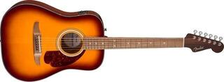 Elektroakustická kytara Dreadnought Fender California Deluxe Redondo Jr. E WN Honey Sunburst Elektroakustická kytara Dreadnought - 2