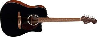 Elektroakustická kytara Dreadnought Fender California Deluxe Redondo CE WN Black Elektroakustická kytara Dreadnought - 2