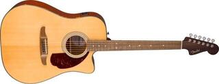 Elektroakustická kytara Dreadnought Fender California Deluxe Redondo CE WN Natural Elektroakustická kytara Dreadnought - 2