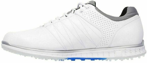 Мъжки голф обувки Skechers GO GOLF Elite 2 Mens Golf Shoes White/Grey/Blue 44,5 - 4