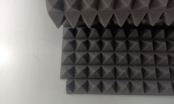 Painel de espuma absorvente Mega Acoustic PA-PMP5 115x195x5 Dark Gray Painel de espuma absorvente (Danificado) - 3