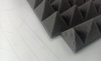 Mega Acoustic PA-PMP5 115x195x5 Dark Gray Painel de espuma absorvente