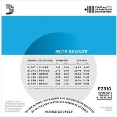 Cordes de guitares acoustiques D'Addario EZ910 Cordes de guitares acoustiques - 1