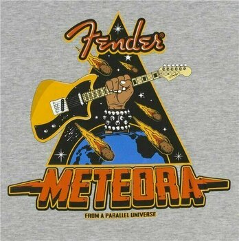 T-Shirt Fender T-Shirt Meteora Male Grey-Black 2XL - 2