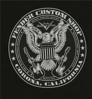 Maglietta Fender Custom Shop Eagle T-Shirt Black XL - 2