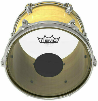 Drumvel Remo CS-0316-10 Controlled Sound Clear Black Dot 16" Drumvel - 3
