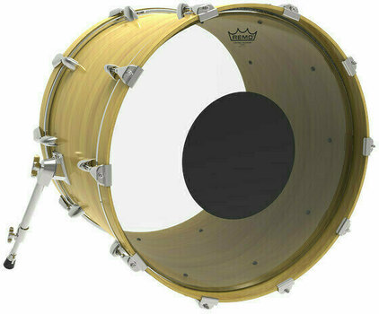 Față de tobă Remo CS-1322-10 Controlled Sound Clear Black Dot Bass 22" Față de tobă - 2