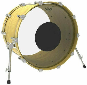 Drumvel Remo CS-1322-10 Controlled Sound Clear Black Dot Bass 22" Drumvel - 3