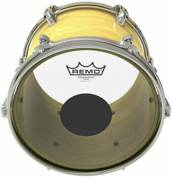 Drumvel Remo CS-0314-10 Controlled Sound Clear Black Dot 14" Drumvel - 3