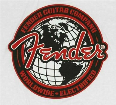 Skjorte Fender Skjorte Spaghetti Logo hvid L - 3