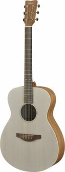 Jumbo elektro-akoestische gitaar Yamaha STORIA I-2 Wit - 2
