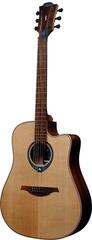 Elektroakustická kytara Dreadnought LAG Tramontane HyVibe 10 Natural Satin Elektroakustická kytara Dreadnought - 1