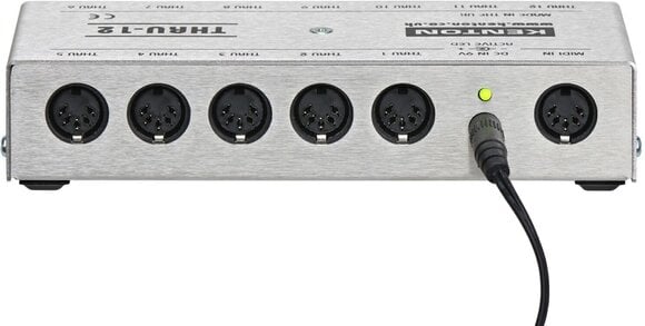 Interfejs MIDI Kenton Thru 12 – 1 MIDI IN to 12 THRU Interfejs MIDI - 3