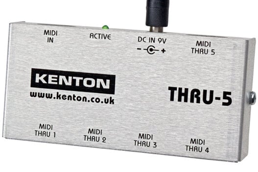 Interfejs MIDI Kenton Thru 5 – 1 MIDI IN to 5 THRU Interfejs MIDI - 2