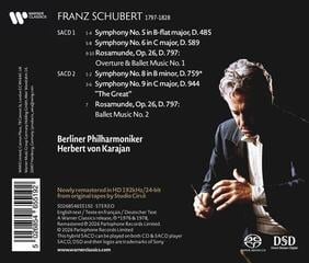 Musik-CD Herbert von Karajan - Schubert: Symphonies Nos. 5-6, 8-9, Rosamunde Overture (Hybrid SACD) (2 CD) - 1