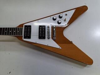 Electric guitar Gibson 70s Flying V Antique Natural Electric guitar (Damaged) - 1