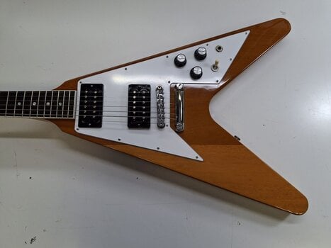 Elektriskā ģitāra Gibson 70s Flying V Antique Natural Elektriskā ģitāra (Bojāti) - 2