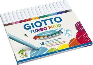 Felt-Tip Pen GIOTTO Turbo Maxi Set of markers 5 mm Mix 18 pcs - 1