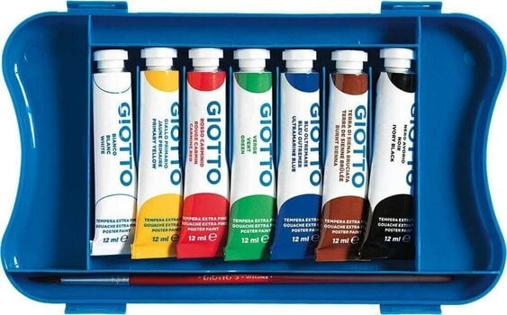 Tempera krāsa GIOTTO Extra Fine Temperos dažų rinkinys Mix 7 x 20 ml - 2
