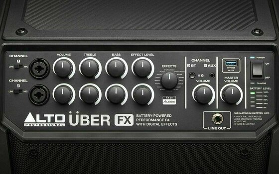 bärbar högtalare Alto Professional Uber FX Svart - 12