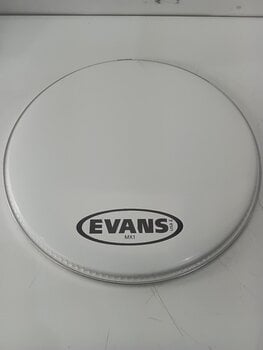 Pele de bateria de marcha Evans BD16MX1W MX1 Marching Bass White 16" Pele de bateria de marcha (Tao bons como novos) - 2
