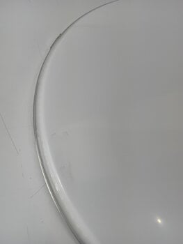 Pele de bateria de marcha Evans BD16MX1W MX1 Marching Bass White 16" Pele de bateria de marcha (Tao bons como novos) - 3