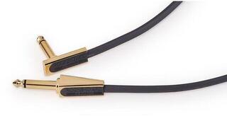 Patchkabel RockBoard Gold Series Flat Looper/Switcher 100 cm Gerade Klinke - Winkelklinke Patchkabel - 1
