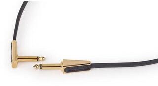 Patchkabel RockBoard Gold Series Flat Looper/Switcher 100 cm Gerade Klinke - Winkelklinke Patchkabel - 2
