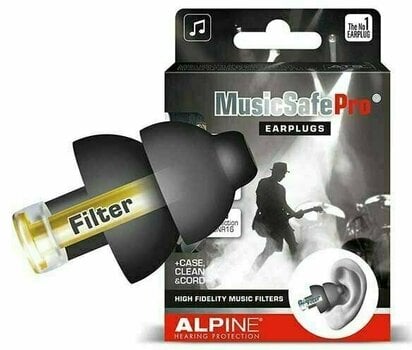 Tampões para os ouvidos Alpine MusicSafe Pro Preto Tampões para os ouvidos - 5
