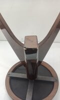 Bespeco SG3 Okrągłe krzesło fortepianowe Walnut