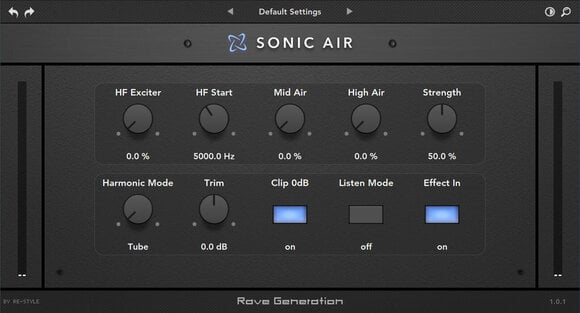 Studiový softwarový Plug-In efekt Rave Generation Sonic Air (Digitální produkt) - 2