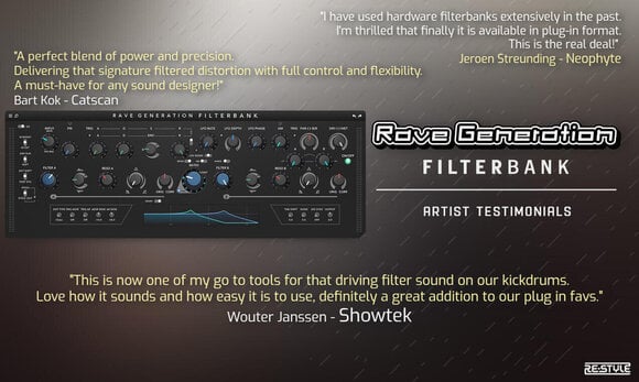 Studiový softwarový Plug-In efekt Rave Generation Filterbank (Digitální produkt) - 3