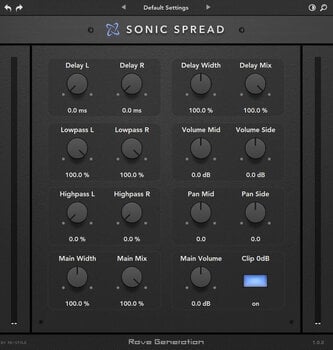 Studiový softwarový Plug-In efekt Rave Generation Sonic Spread (Digitální produkt) - 2