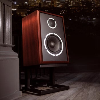 Enceinte bibliothèque Hi-Fi
 KLH Three Enceinte bibliothèque Hi-Fi West African Mahogany - 9