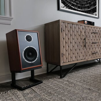 Enceinte bibliothèque Hi-Fi
 KLH Three Enceinte bibliothèque Hi-Fi West African Mahogany - 12