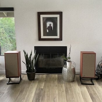 Enceinte colonne Hi-Fi KLH Five Enceinte colonne Hi-Fi West African Mahogany - 10