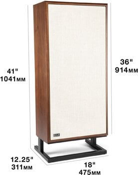 Enceinte colonne Hi-Fi KLH Seven L Enceinte colonne Hi-Fi English Walnut - 11
