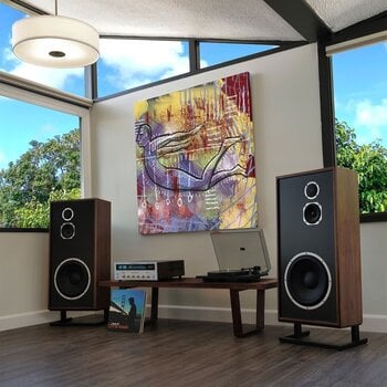 Enceinte colonne Hi-Fi KLH Seven L Enceinte colonne Hi-Fi English Walnut - 15