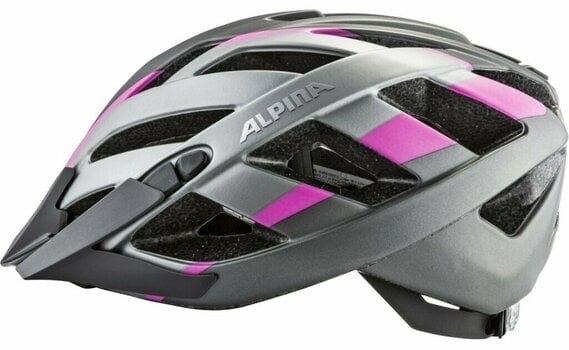 Cyklistická helma Alpina Panoma 2.0 L.E. Titanium/Pink 52-57 Cyklistická helma - 4