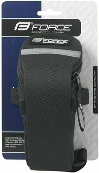 Чанта за велосипеди Force ECO Velcro Black M 0,8 L - 4
