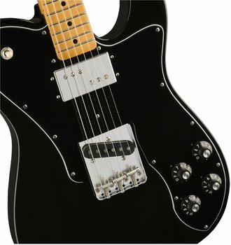 Electric guitar Fender Vintera 70s Telecaster Custom MN Black - 3