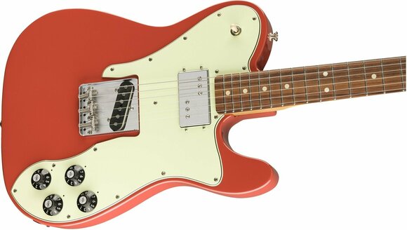 Elektrische gitaar Fender Vintera 70s Telecaster Custom PF Fiesta Red - 4