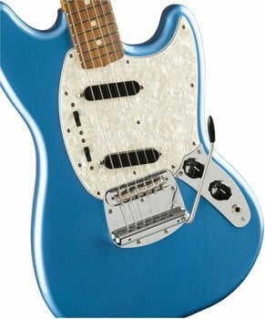 Elektrische gitaar Fender Vintera 60s Mustang PF Lake Placid Blue - 3