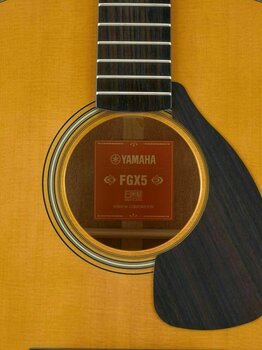 Elektroakustická gitara Dreadnought Yamaha FGX5 Natural - 4