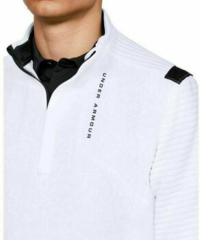 Mikina/Svetr Under Armour Storm Daytona 1/2 Zip Bílá S - 4