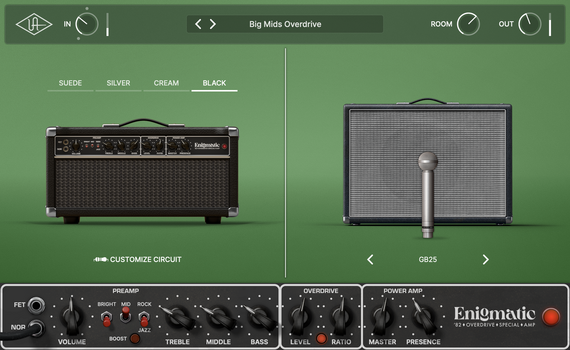 Studio software plug-in effect Universal Audio UAD Enigmatic '82 Overdrive Special Amp (Digitaal product) - 3