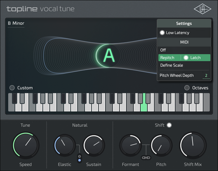 Studiový softwarový Plug-In efekt Universal Audio UAD Topline Vocal Tune (Digitální produkt) - 3
